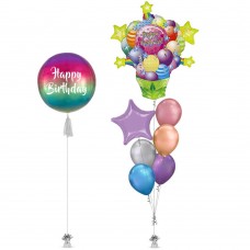 Birthday Pop Balloon Bouquet
