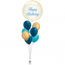 Blue Birthday Balloon