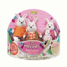 Li'l Woodzeez Hoppingoods Rabbit Family Set