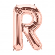 16 inch Letter R Rose Gold  