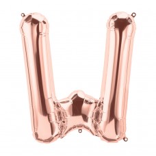 16 inch Letter W Rose Gold  