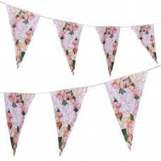 Boho Floral Paper Bunting