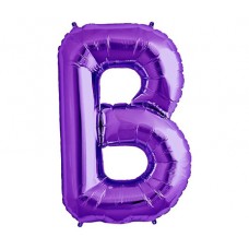 Large Shape Letter B Purple