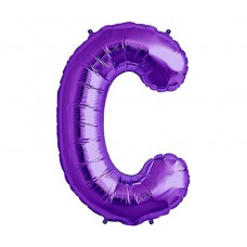 Large Shape Letter C Purple
