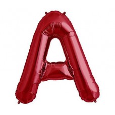 Large Shape Letter A Red 