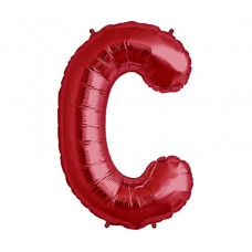 Large Shape Letter C Red