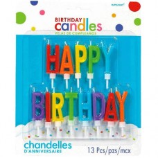 Primary Happy Birthday Letter Candles