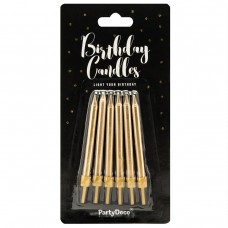 Gold Birthday Candle