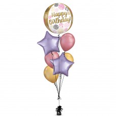 Birthday Gold Balloon