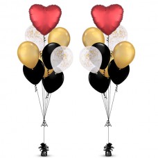 Two Heart Balloon Bouquet
