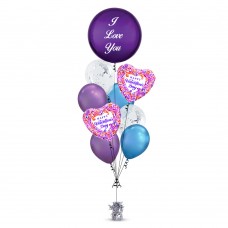 Valentine's Filigree Balloon Bouquet