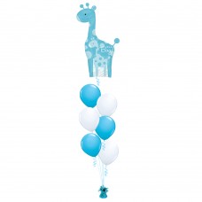 Blue Giraffe Balloon