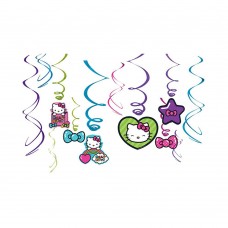 Hello Kitty Hanging Swirls
