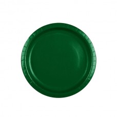 Forest Green Small Plastic Plates