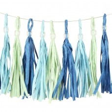 Blue Party Tassels