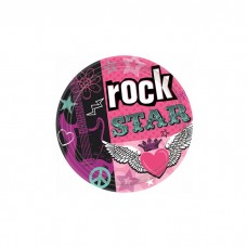 Rocker Girl Small Party Plates