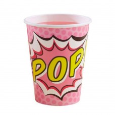 Pink Pop Art Cups