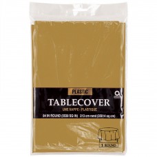Gold Round Table Cover