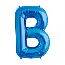 Large Shape Letter B Blue