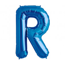 Large Shape Letter R Blue