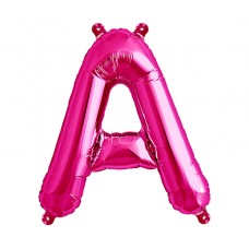 16 inch Letter A Magenta 